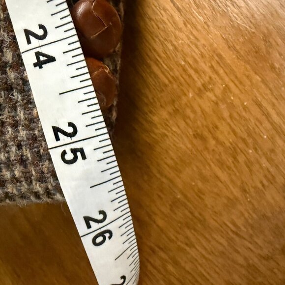 Harris Tweed Blazer Mens Brown Beige Pure Scottish Wool Herringbone Tweed - Picture 9 of 13